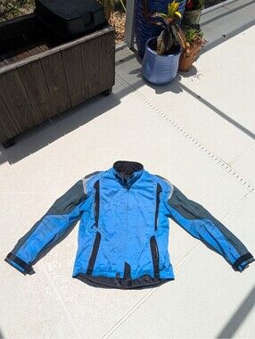 BMW Motorrad Womens 46 L Motorcycle Jacket Fully Armored Comfortshell Waterproof